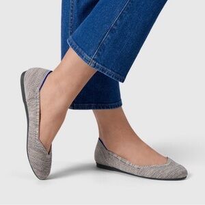 Rothy’s The Flat Taupe Heather Ballet Flats Round Toe Women’s 7